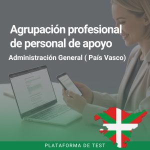 APLICACIÓN TEST AGR. PROF. PERSONAL DE APOYO PAIS VASCO