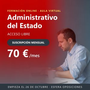 Cuerpo General Administrativo de la Administración del Estado · Acceso libre · Suscripción mensual Cuerpo General Administrativo de la Administración del Estado · Acceso libre · Suscripción mensual