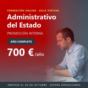 Cuerpo General Administrativo de la Administración del Estado · Promoción interna · Año completo Cuerpo General Administrativo de la Administración del Estado · Promoción interna · Año completo