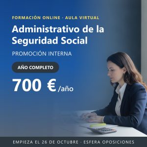Cuerpo Administrativo de la Administración de la Seguridad Social · Promoción interna · Año completo