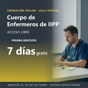 Prueba gratuita 7 días · Cuerpo de Enfermeros de Instituciones Penitenciarias · Acceso libre