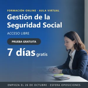 Prueba gratuita 7 días · Cuerpo de Gestión de la Administración de la Seguridad Social · Acceso libre