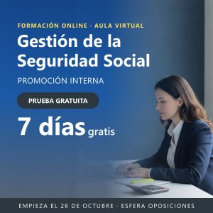 Prueba gratuita 7 días · Cuerpo de Gestión de la Administración de la Seguridad Social · Promoción interna