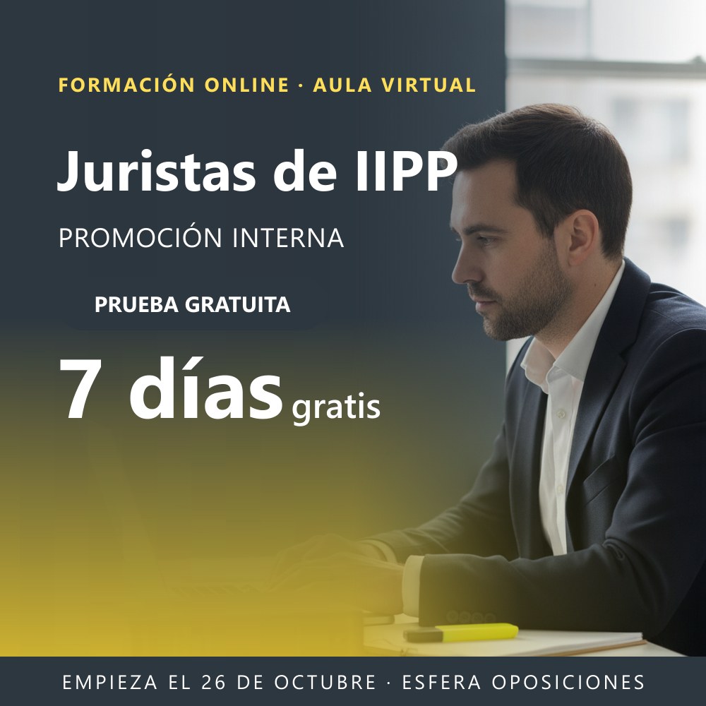 Prueba gratuita 7 días · Juristas de Instituciones Penitenciarias · Promoción interna Prueba gratuita 7 días · Juristas de Instituciones Penitenciarias · Promoción interna