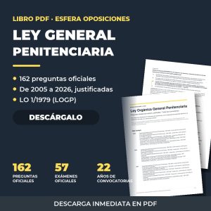 Libro de preguntas oficiales de la LOGP: 162 preguntas de examen (PDF)