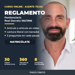 Curso Reglamento Penitenciario Agente Tejas
